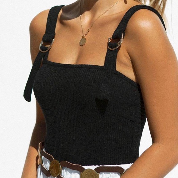 Sabo Skirt Tops - Sabo skirt black and gold body suit